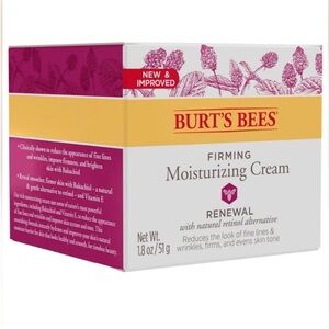 LAST DAY SALE! NEW! Burt's Bees Renewal Moisturizing Cream NIB